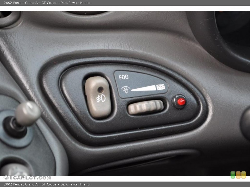 Dark Pewter Interior Controls for the 2002 Pontiac Grand Am GT Coupe #41273553