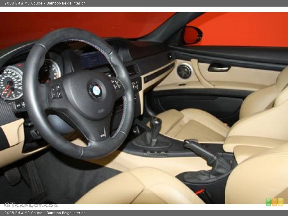 Bamboo Beige Interior Photo for the 2008 BMW M3 Coupe #41273639
