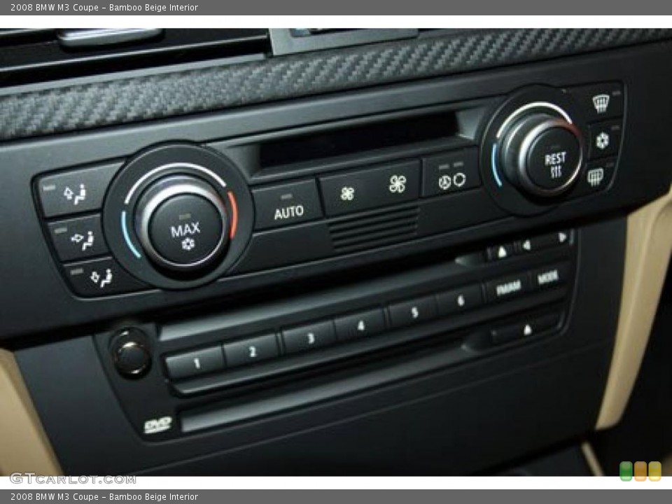 Bamboo Beige Interior Controls for the 2008 BMW M3 Coupe #41273709