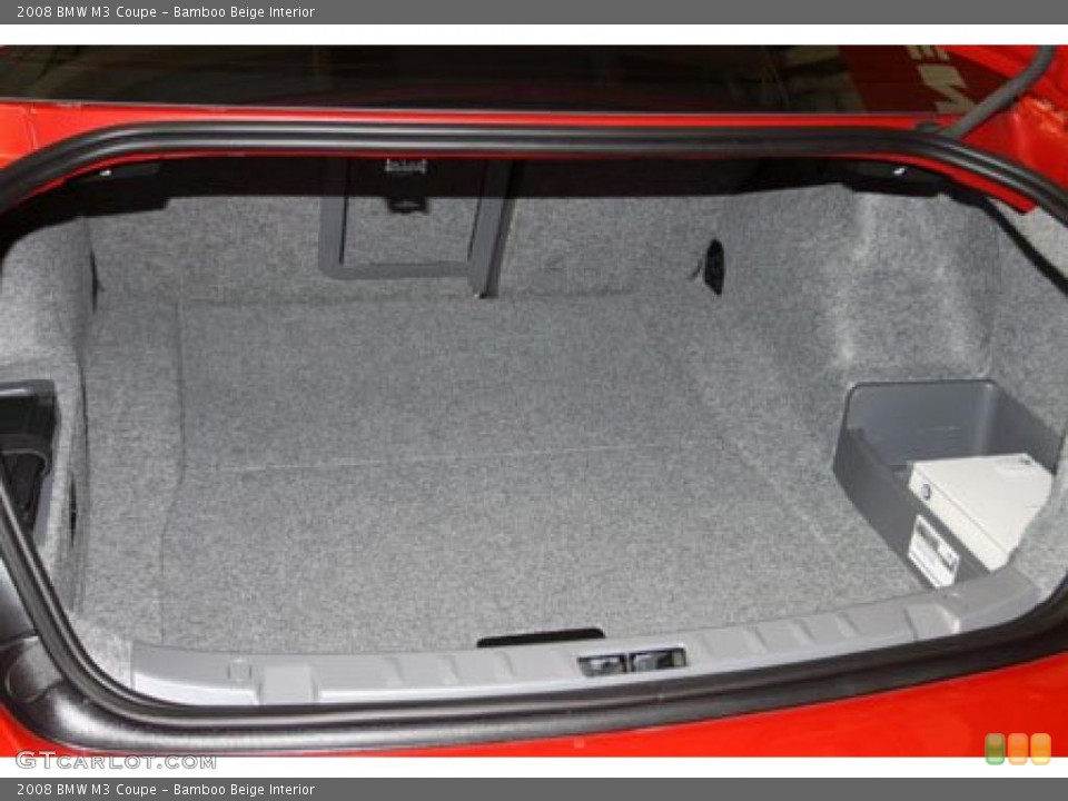 Bamboo Beige Interior Trunk for the 2008 BMW M3 Coupe #41273853