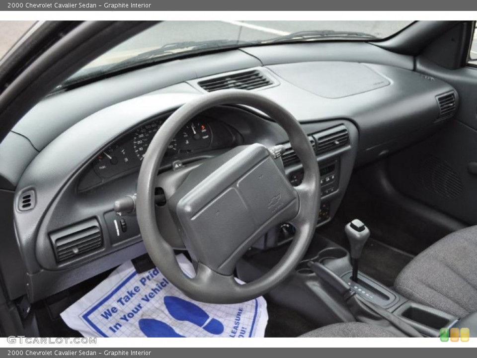 Graphite Interior Prime Interior for the 2000 Chevrolet Cavalier Sedan #41274273