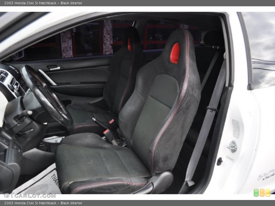 Black Interior Photo for the 2003 Honda Civic Si Hatchback #41274741