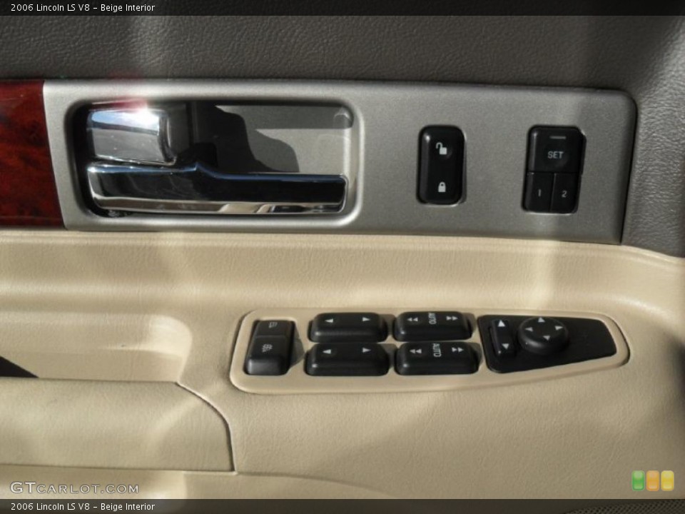 Beige Interior Controls for the 2006 Lincoln LS V8 #41275782