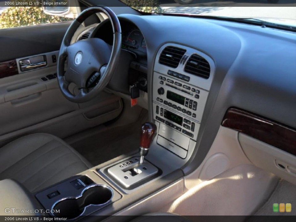 Beige Interior Dashboard for the 2006 Lincoln LS V8 #41275949