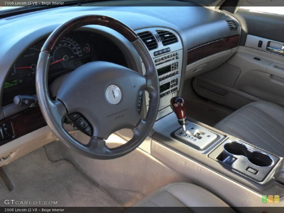 Beige Interior Prime Interior for the 2006 Lincoln LS V8 #41276037