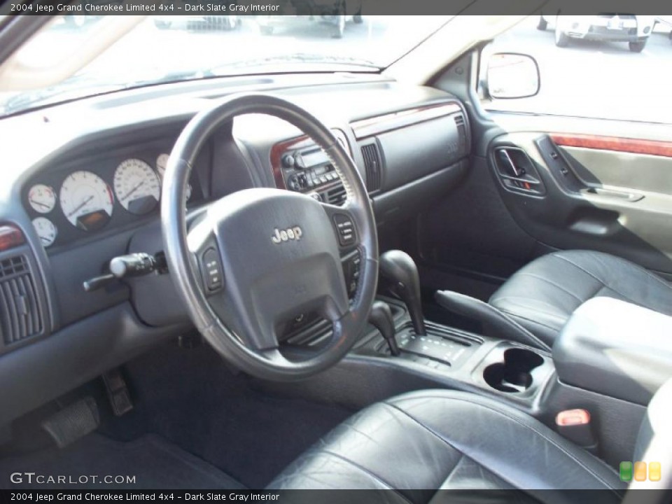 Dark Slate Gray Interior Prime Interior for the 2004 Jeep Grand Cherokee Limited 4x4 #41278141