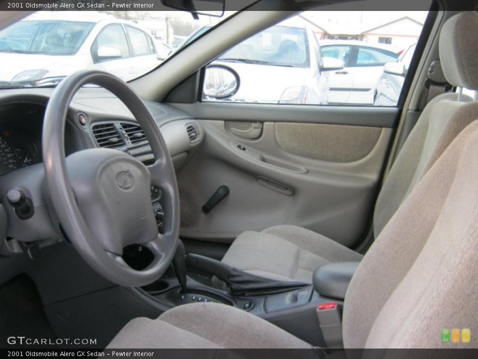 Pewter Interior Photo for the 2001 Oldsmobile Alero GX Sedan #41279997