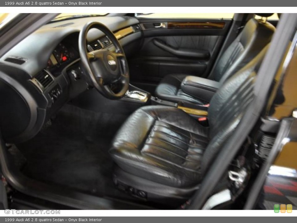 Onyx Black Interior Photo for the 1999 Audi A6 2.8 quattro Sedan #41280189