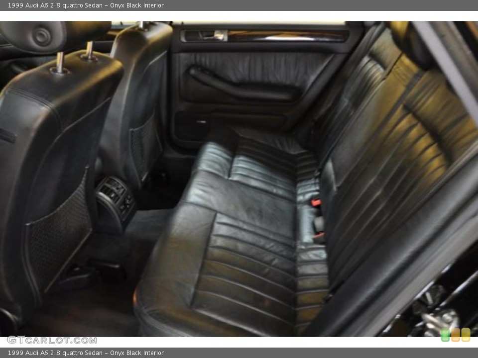 Onyx Black Interior Photo for the 1999 Audi A6 2.8 quattro Sedan #41280205