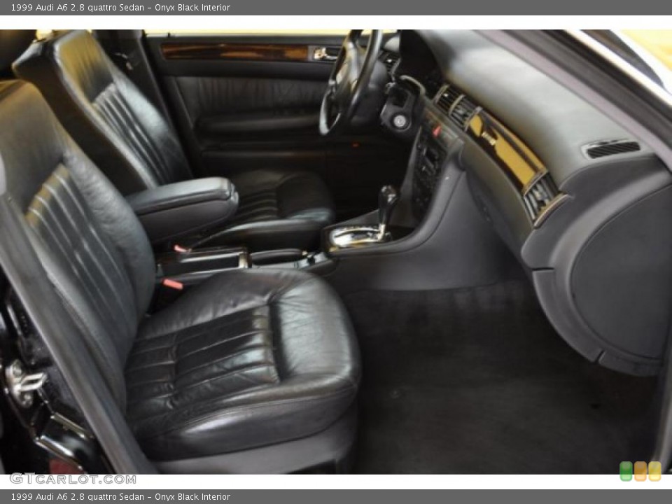 Onyx Black Interior Photo for the 1999 Audi A6 2.8 quattro Sedan #41280241
