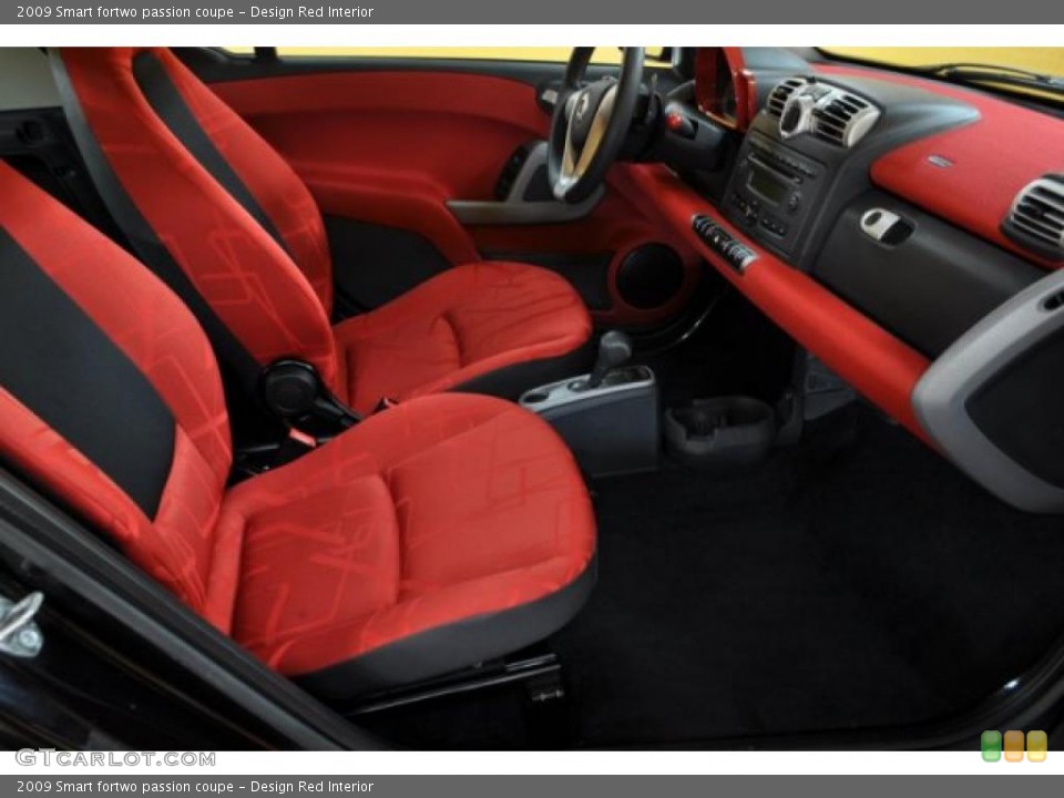 Design Red Interior Photo for the 2009 Smart fortwo passion coupe #41281813