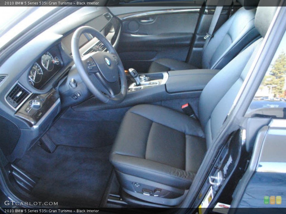 Black Interior Photo for the 2010 BMW 5 Series 535i Gran Turismo #41282040