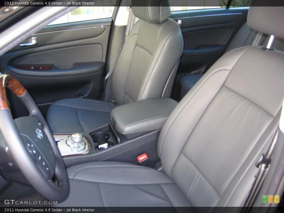 Jet Black Interior Photo for the 2011 Hyundai Genesis 4.6 Sedan #41283469