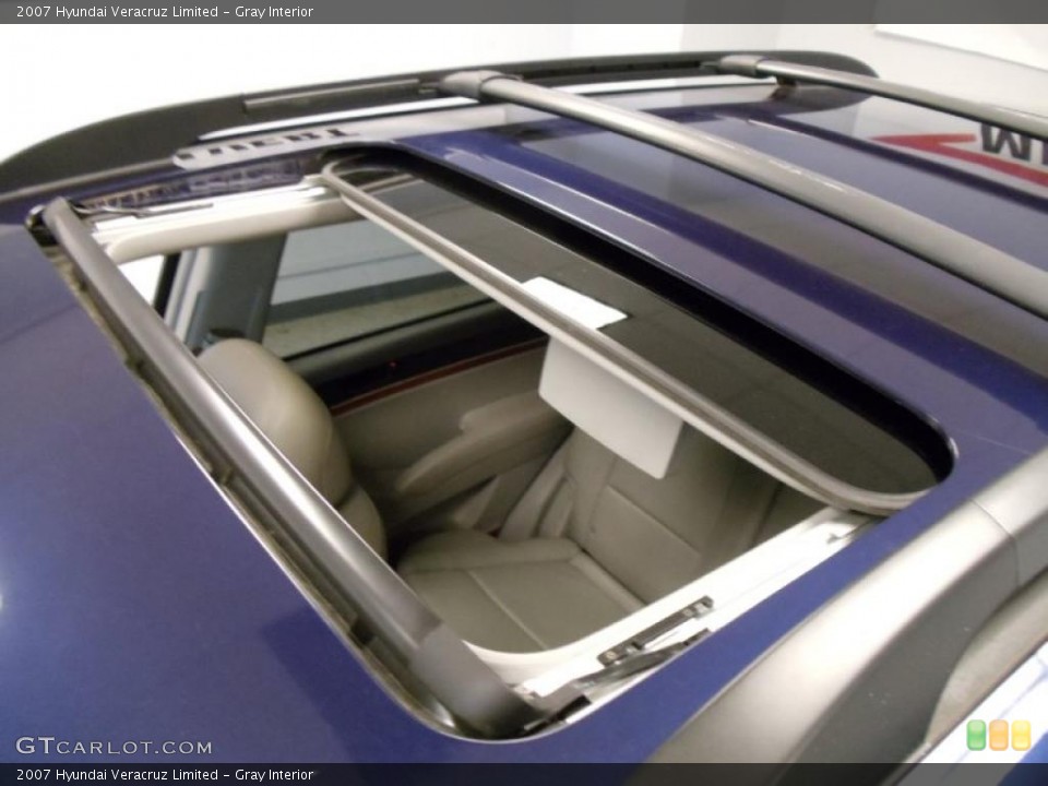 Gray Interior Sunroof for the 2007 Hyundai Veracruz Limited #41283513