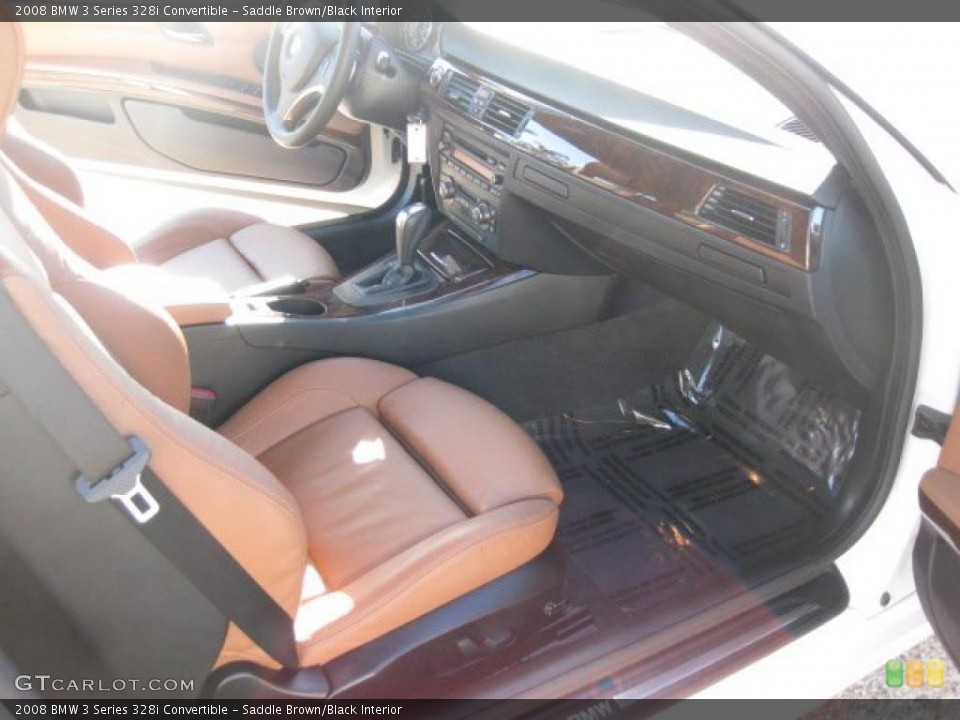 Saddle Brown/Black Interior Photo for the 2008 BMW 3 Series 328i Convertible #41283849