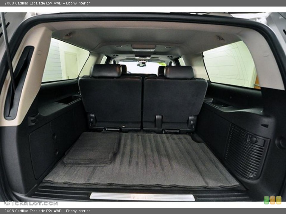 Ebony Interior Trunk for the 2008 Cadillac Escalade ESV AWD #41285841