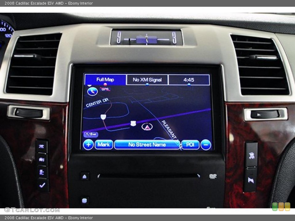 Ebony Interior Navigation for the 2008 Cadillac Escalade ESV AWD #41286065