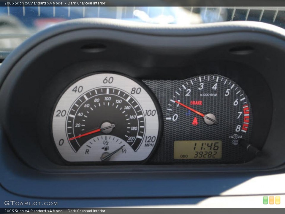 Dark Charcoal Interior Gauges for the 2006 Scion xA  #41286809