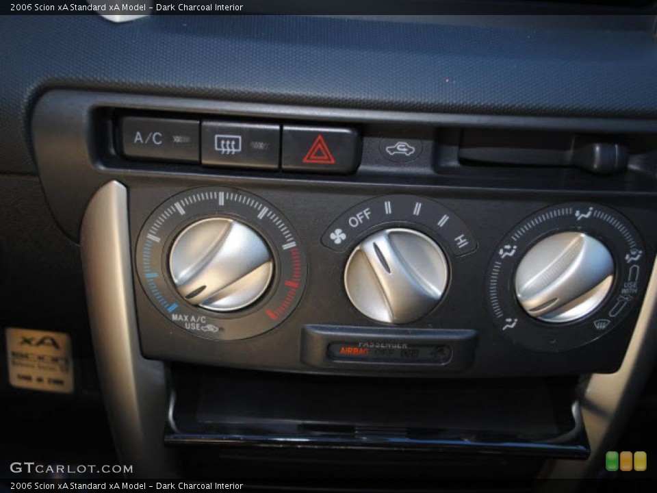 Dark Charcoal Interior Controls for the 2006 Scion xA  #41286833