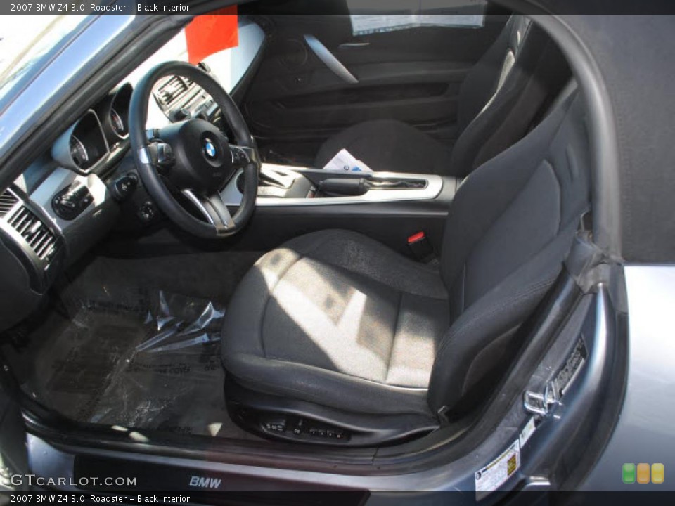 Black Interior Photo for the 2007 BMW Z4 3.0i Roadster #41287981