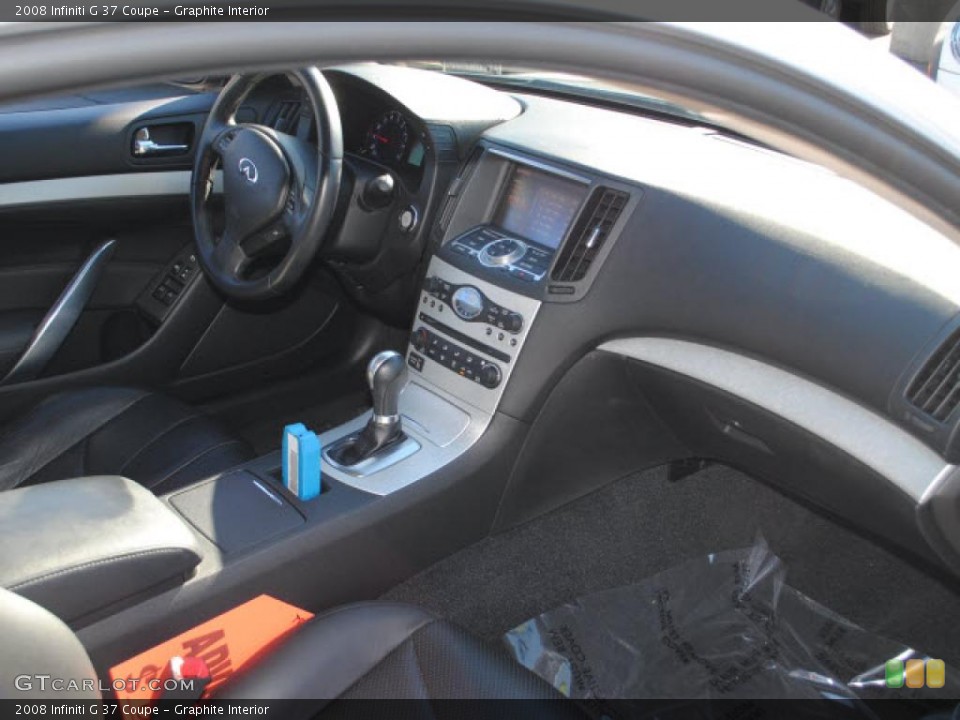 Graphite Interior Dashboard for the 2008 Infiniti G 37 Coupe #41288725