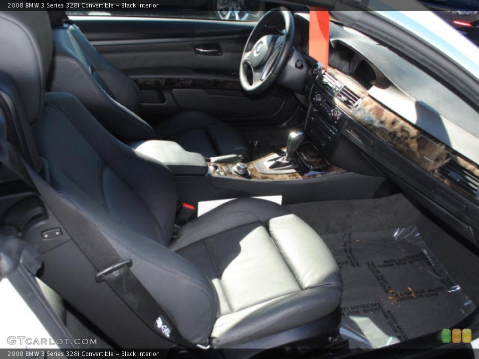 Black Interior Photo for the 2008 BMW 3 Series 328i Convertible #41289133