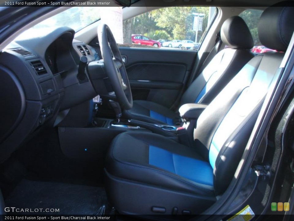 Sport Blue/Charcoal Black Interior Photo for the 2011 Ford Fusion Sport #41289325