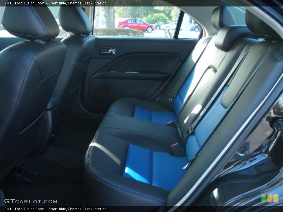 Sport Blue/Charcoal Black Interior Photo for the 2011 Ford Fusion Sport #41289333