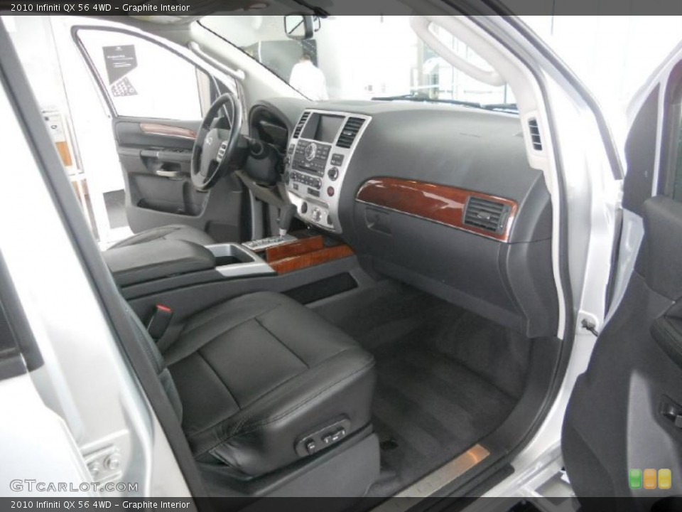 Graphite Interior Dashboard for the 2010 Infiniti QX 56 4WD #41289973