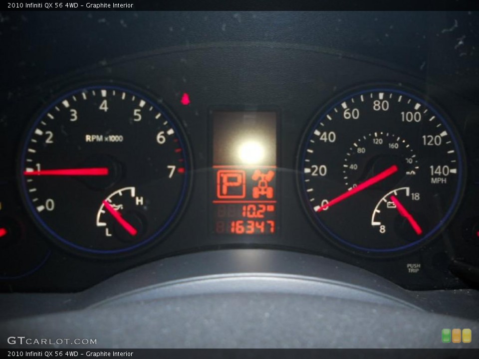 Graphite Interior Gauges for the 2010 Infiniti QX 56 4WD #41290081