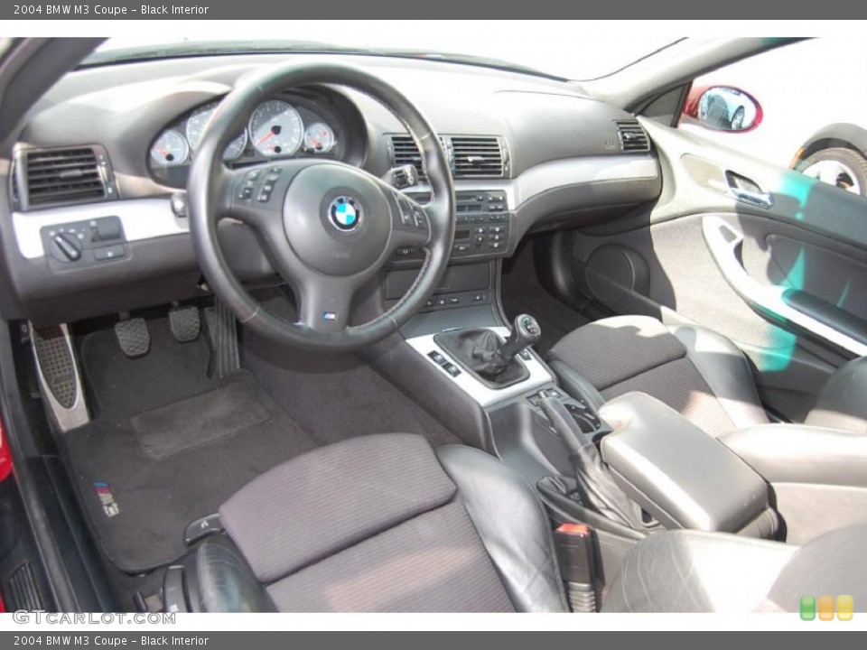 Black Interior Prime Interior for the 2004 BMW M3 Coupe #41290881