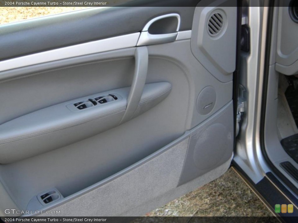 Stone/Steel Grey Interior Door Panel for the 2004 Porsche Cayenne Turbo #41292658