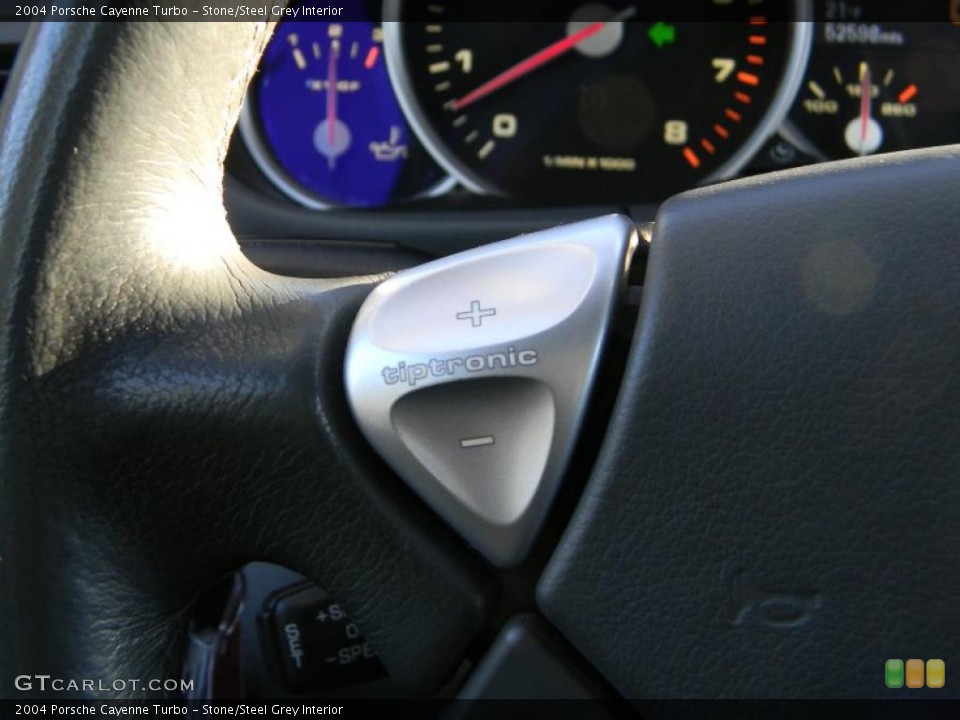 Stone/Steel Grey Interior Controls for the 2004 Porsche Cayenne Turbo #41292814