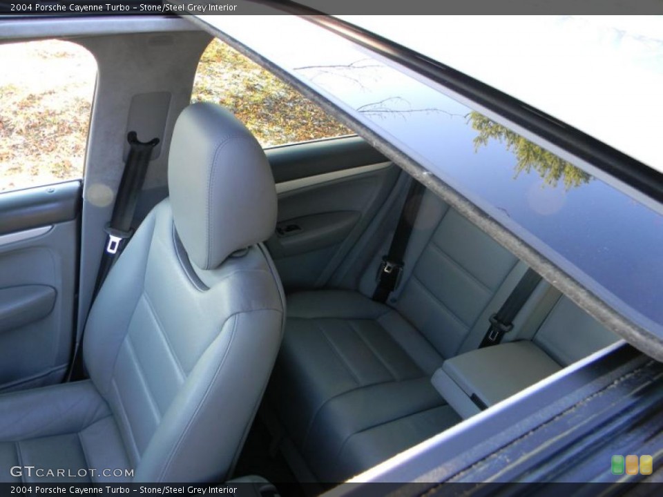 Stone/Steel Grey Interior Sunroof for the 2004 Porsche Cayenne Turbo #41292894
