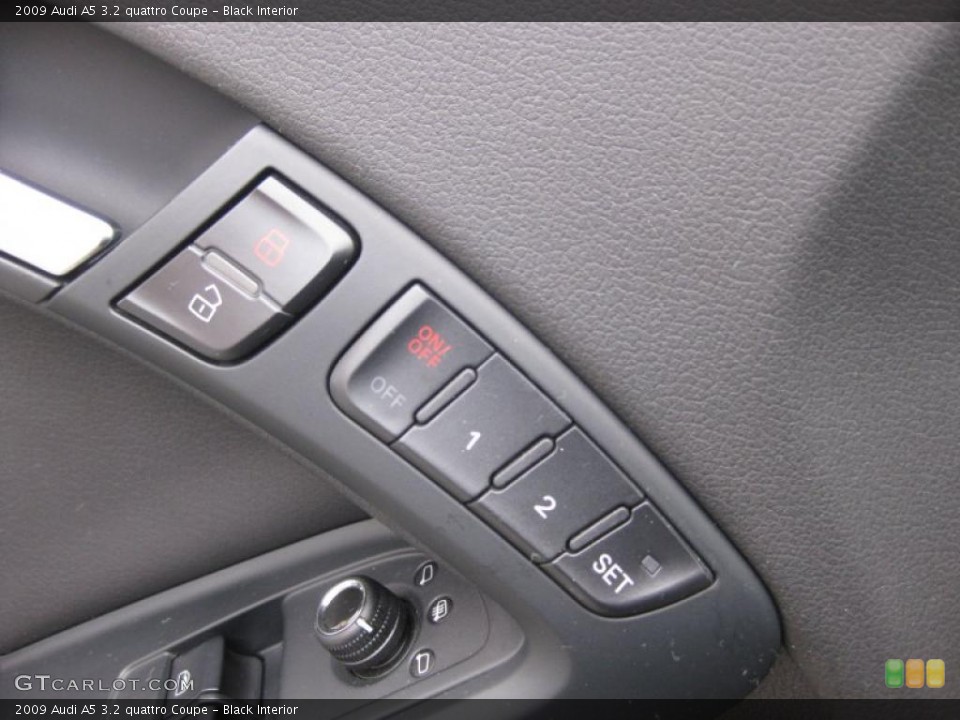 Black Interior Controls for the 2009 Audi A5 3.2 quattro Coupe #41295966