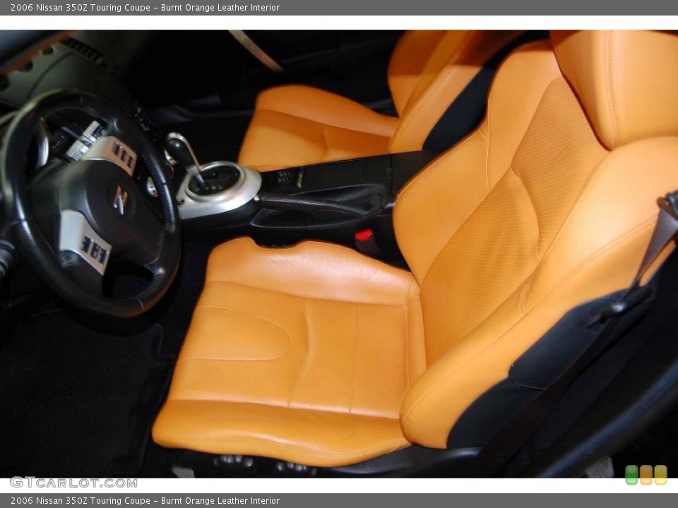Burnt Orange Leather Interior Photo for the 2006 Nissan 350Z Touring Coupe #41296346