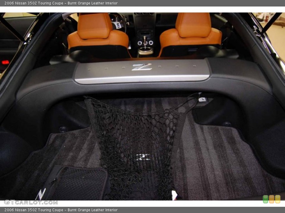 Burnt Orange Leather Interior Trunk for the 2006 Nissan 350Z Touring Coupe #41296382