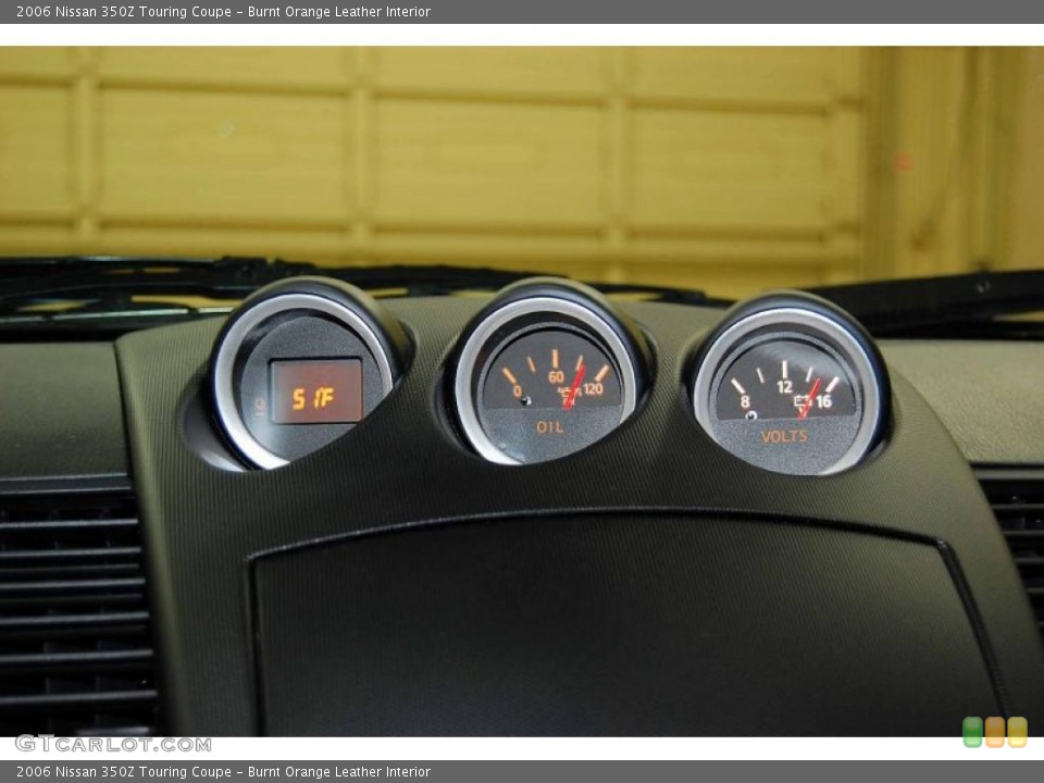 Burnt Orange Leather Interior Gauges for the 2006 Nissan 350Z Touring Coupe #41296451