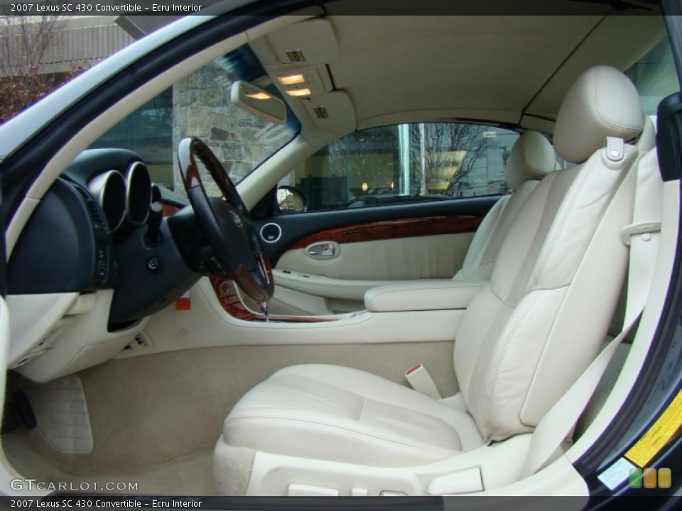 Ecru Interior Photo for the 2007 Lexus SC 430 Convertible #41302652