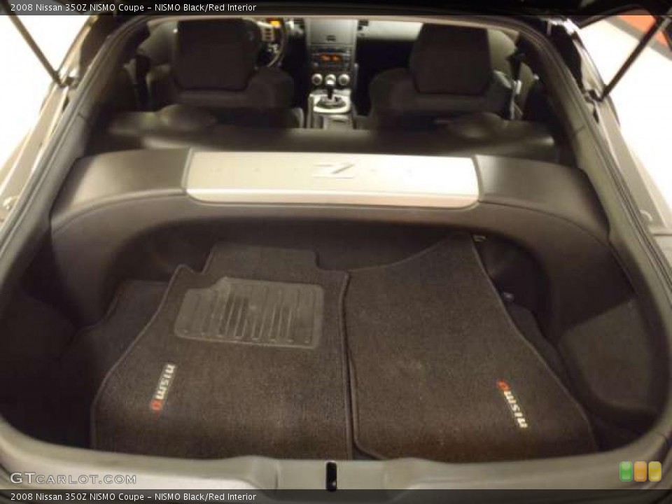 NISMO Black/Red Interior Trunk for the 2008 Nissan 350Z NISMO Coupe #41302724