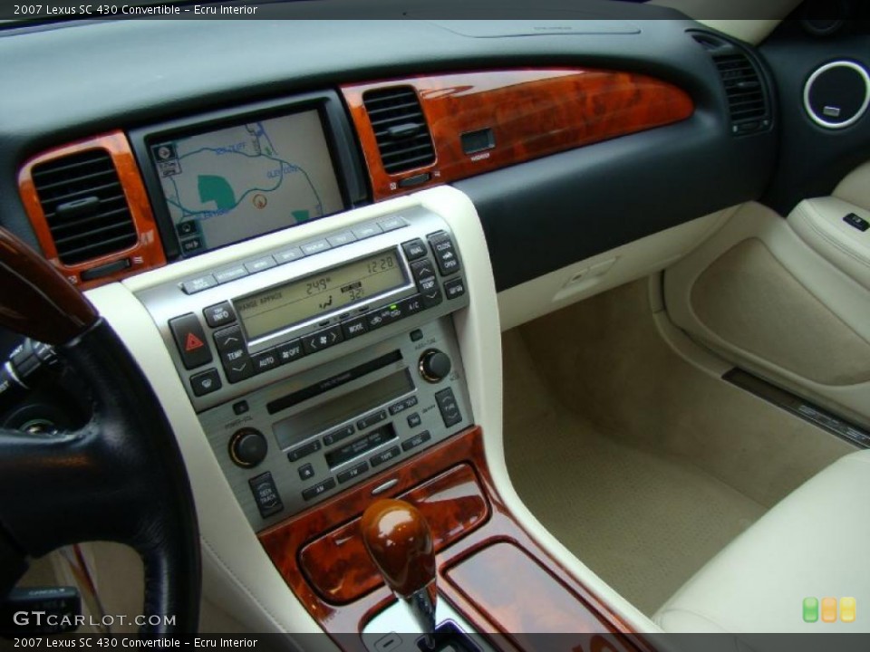 Ecru Interior Dashboard for the 2007 Lexus SC 430 Convertible #41302740