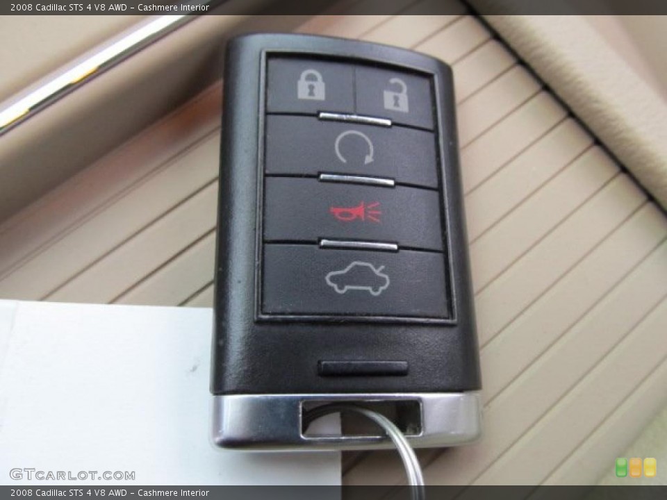 Cashmere Interior Controls for the 2008 Cadillac STS 4 V8 AWD #41304255