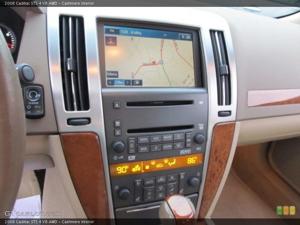 Cashmere Interior Controls for the 2008 Cadillac STS 4 V8 AWD #41304288