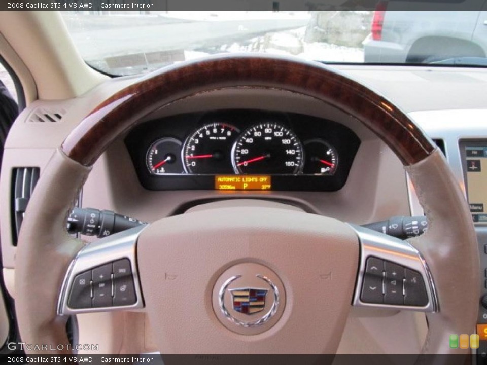 Cashmere Interior Controls for the 2008 Cadillac STS 4 V8 AWD #41304308