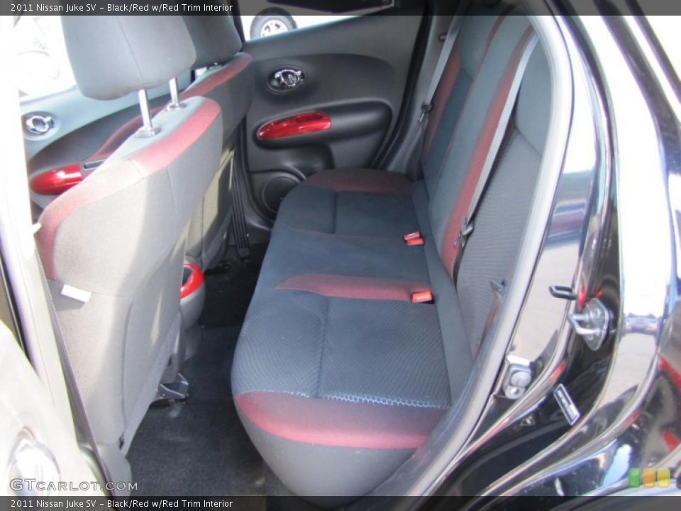 Black/Red w/Red Trim Interior Photo for the 2011 Nissan Juke SV #41305105