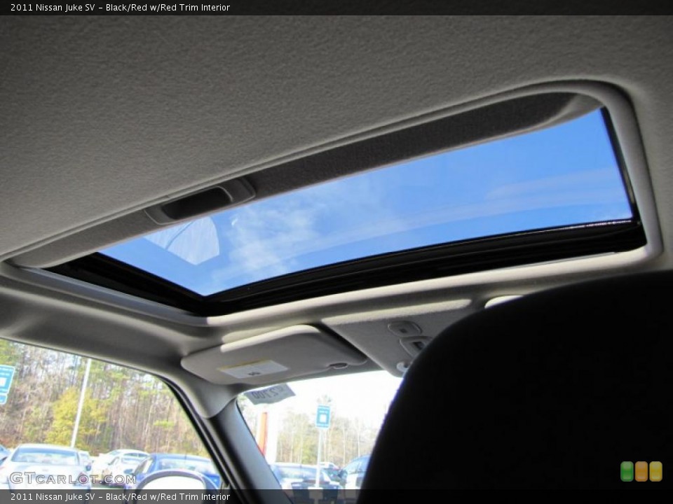 Black/Red w/Red Trim Interior Sunroof for the 2011 Nissan Juke SV #41305168