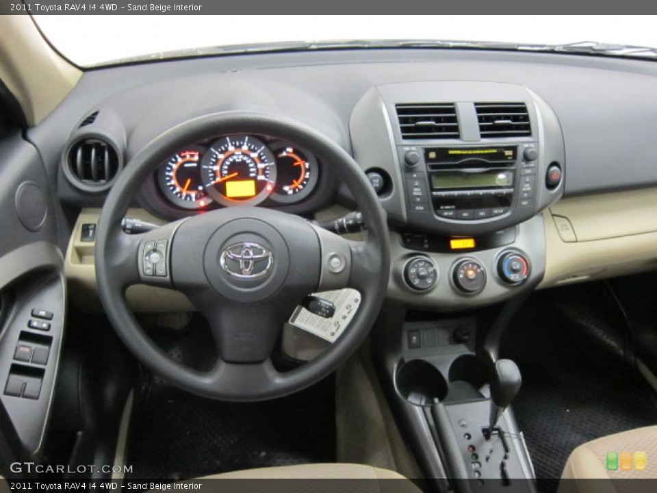 Sand Beige Interior Dashboard for the 2011 Toyota RAV4 I4 4WD #41305233