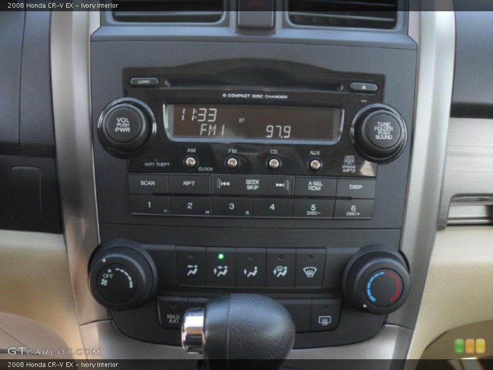 Ivory Interior Controls for the 2008 Honda CR-V EX #41307235