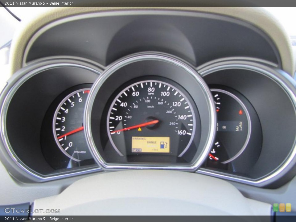 Beige Interior Gauges for the 2011 Nissan Murano S #41308047