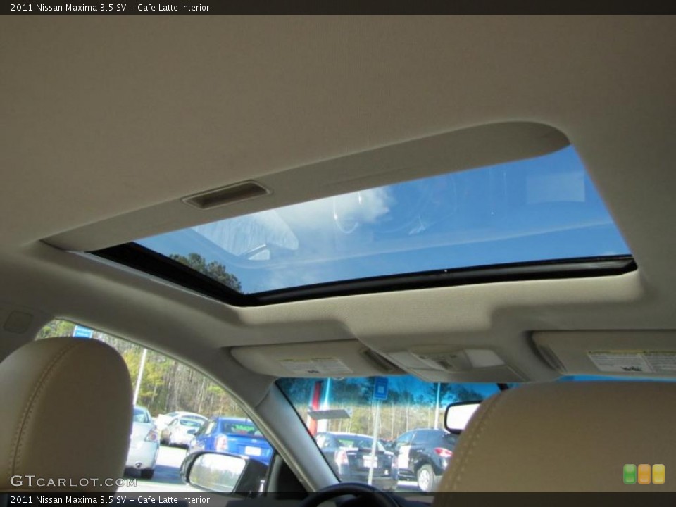 Cafe Latte Interior Sunroof for the 2011 Nissan Maxima 3.5 SV #41308823